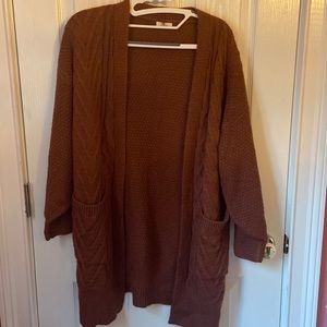 Debut Brown Cardigan Sweater